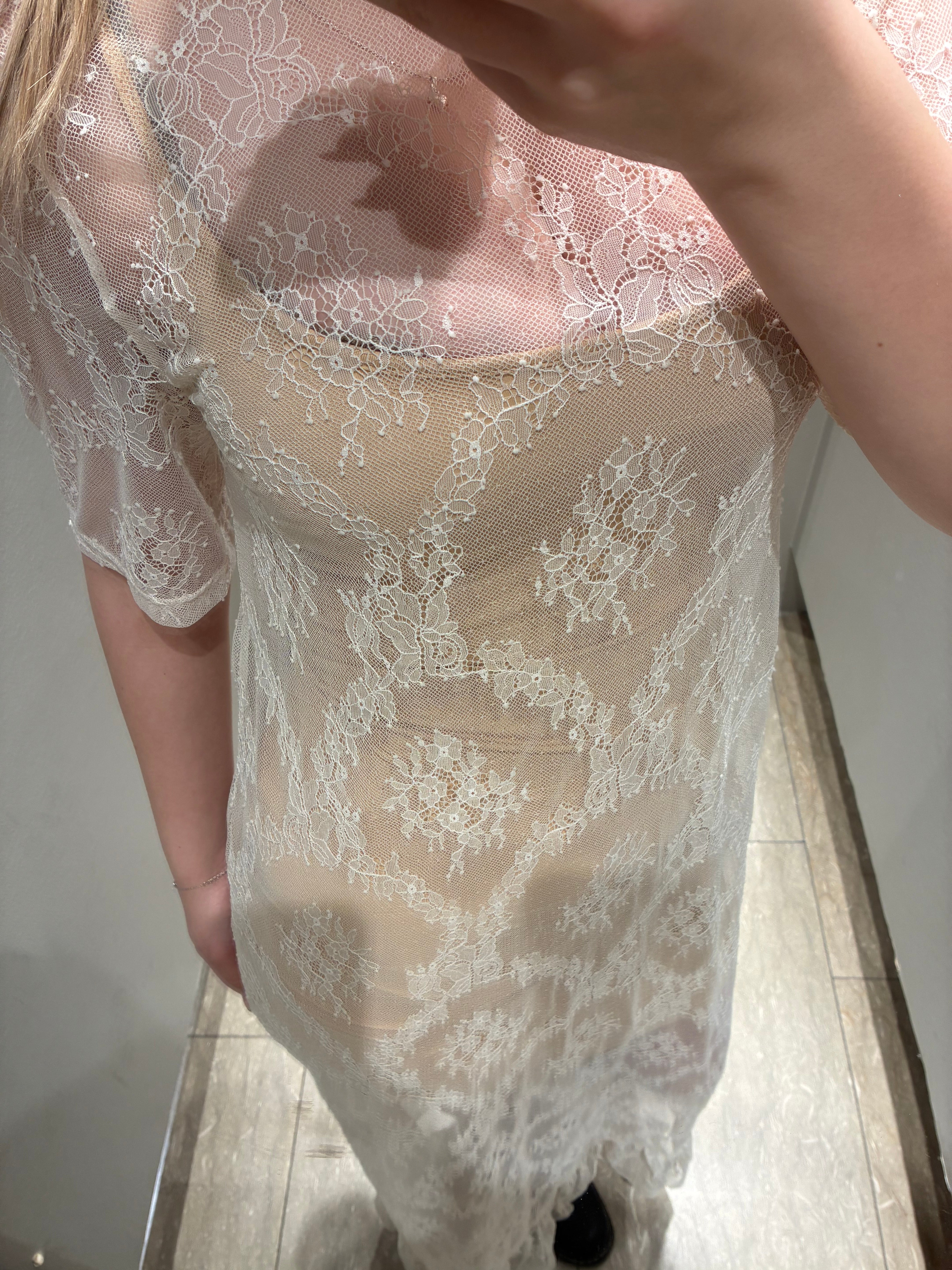 NMLUCIA Long Dress - Cloud Dancer